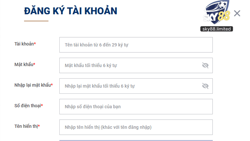 Hướng Dẫn Đăng Ký, Nạp Rút Tiền, Tải App Sky88